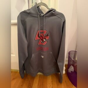 Boston College New Balance Gray Soccer Hoodie